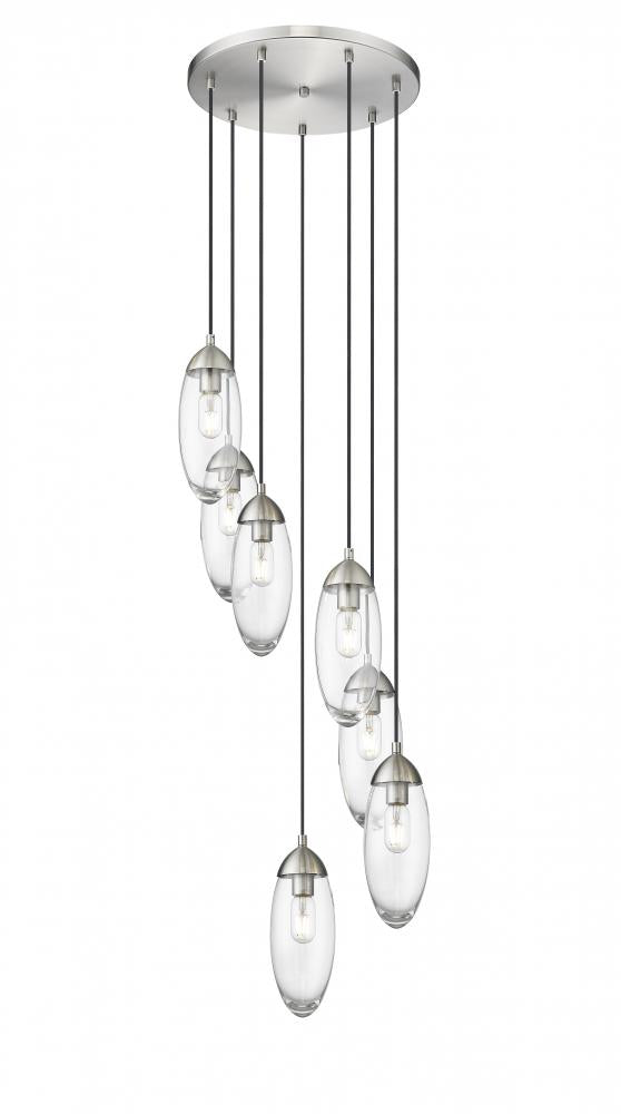 Z-Lite Lighting 651P-7R-BN Chandelier - Nickel