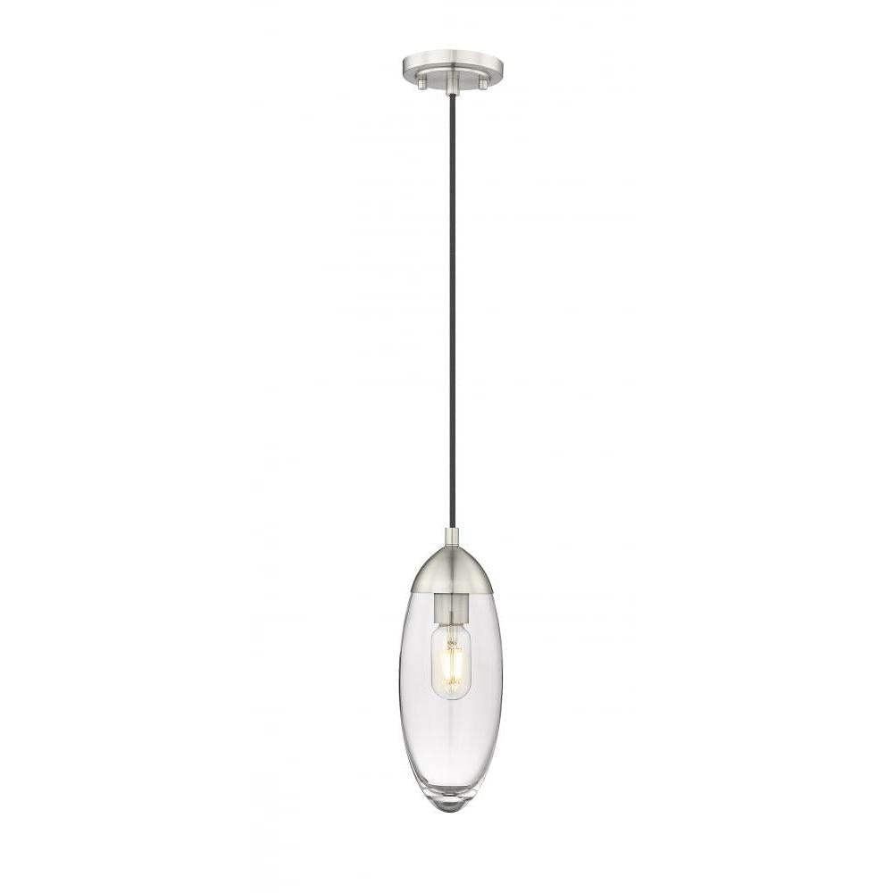 1 Light Pendant-Clear