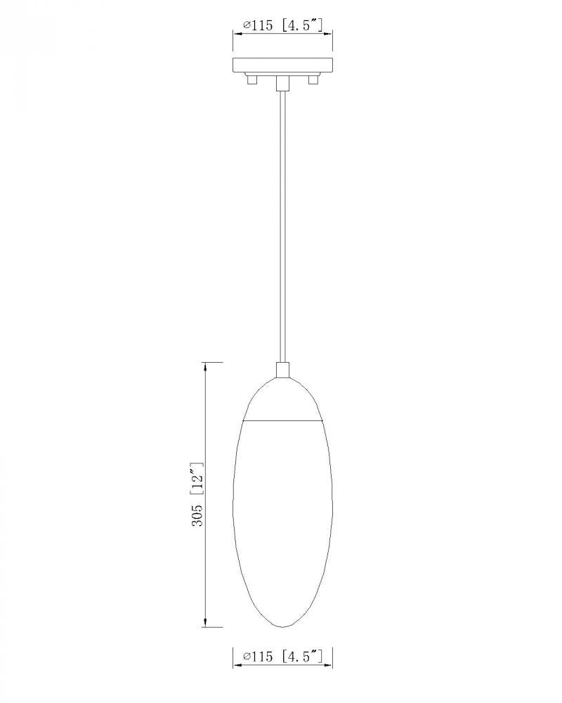 Z-Lite Lighting 651P-BN Pendant Contemporary - Nickel