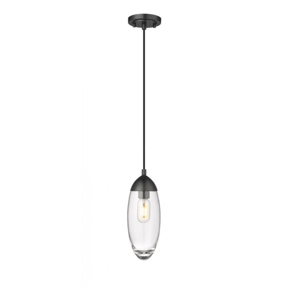 1 Light Pendant-Clear