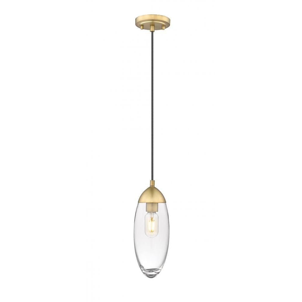 1 Light Pendant-Clear