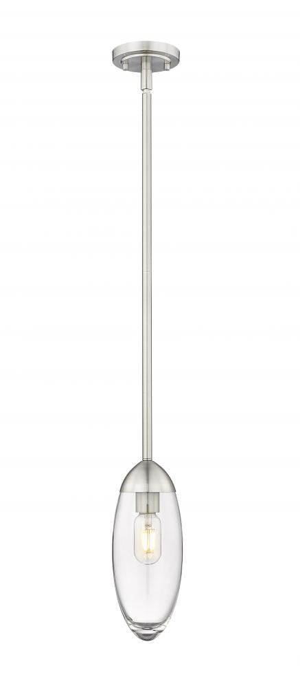 Z-Lite Lighting 651P-ROD-BN Pendant Contemporary - Nickel