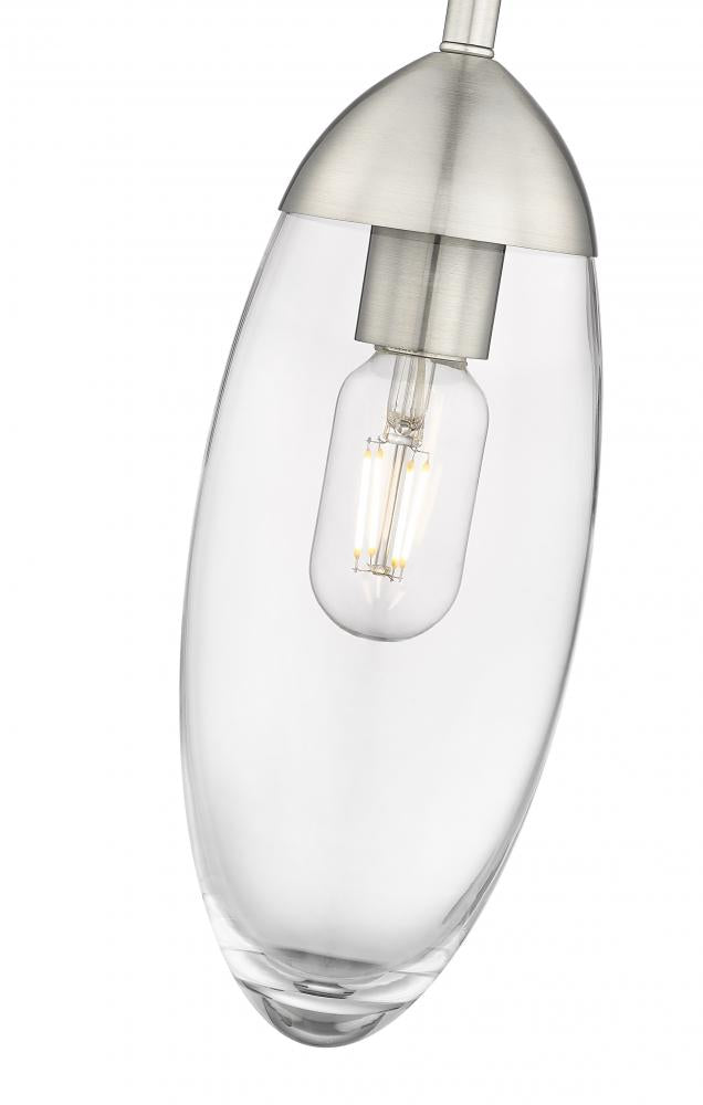 Z-Lite Lighting 651P-ROD-BN Pendant Contemporary - Nickel