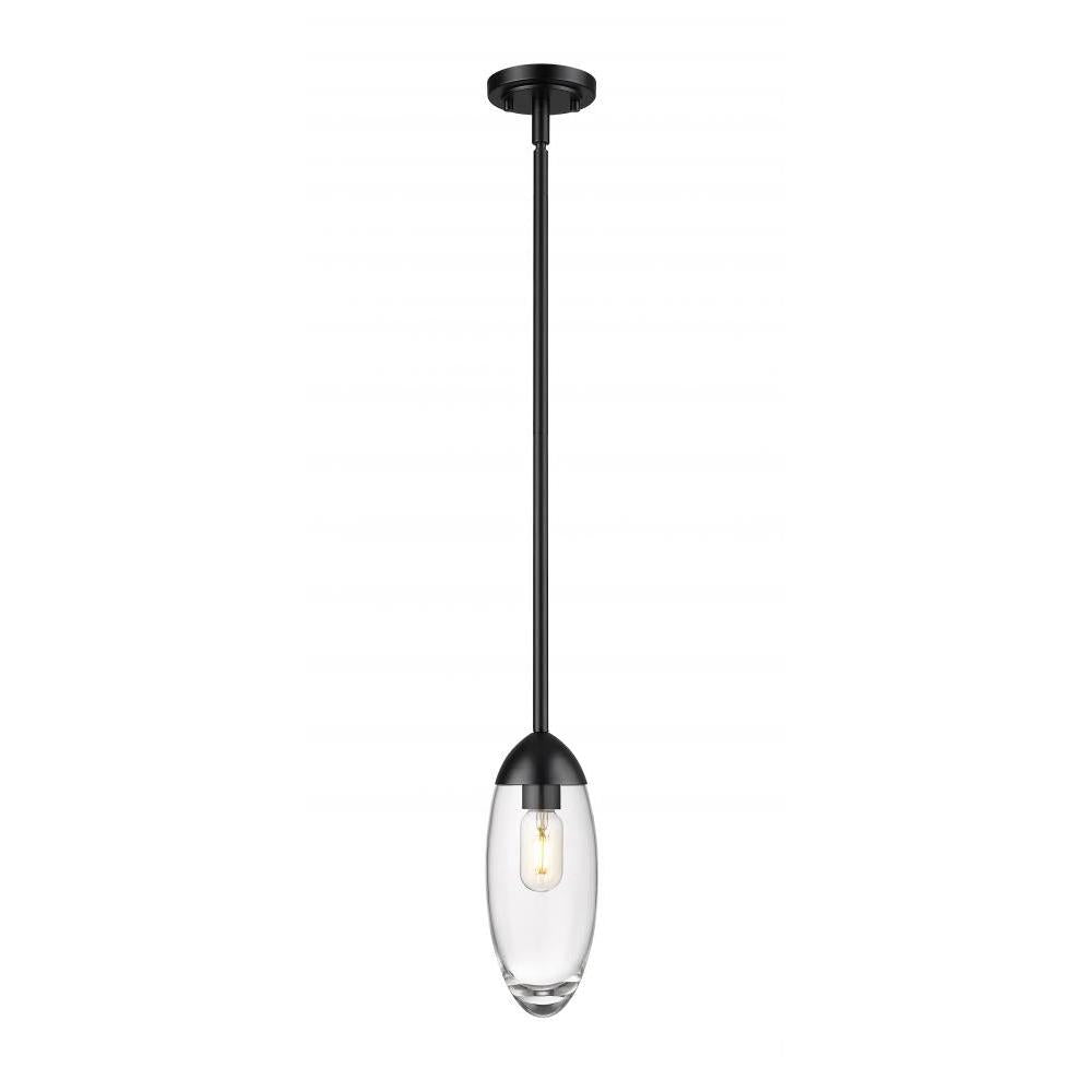 1 Light Pendant-Clear
