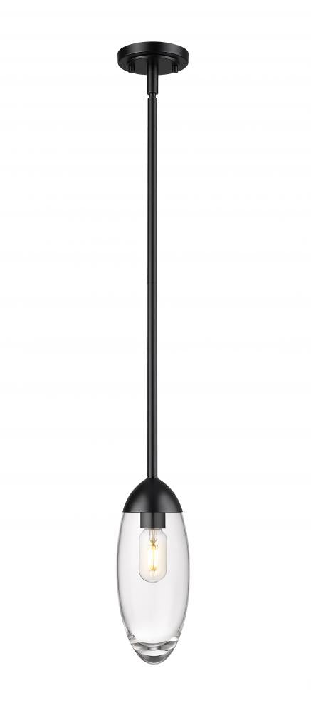 Z-Lite Lighting 651P-ROD-MB Pendant Contemporary - Black