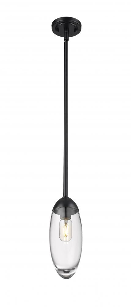 Z-Lite Lighting 651P-ROD-MB Pendant Contemporary - Black