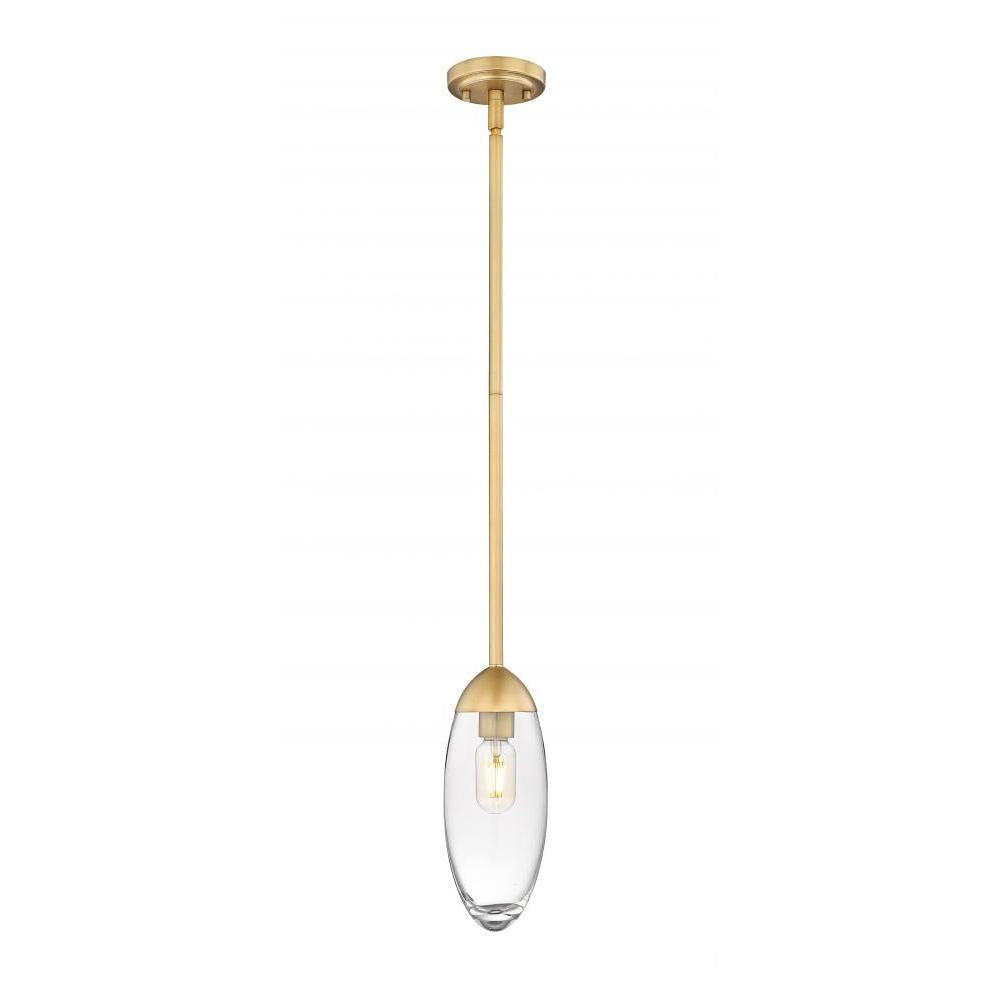 1 Light Pendant-Clear