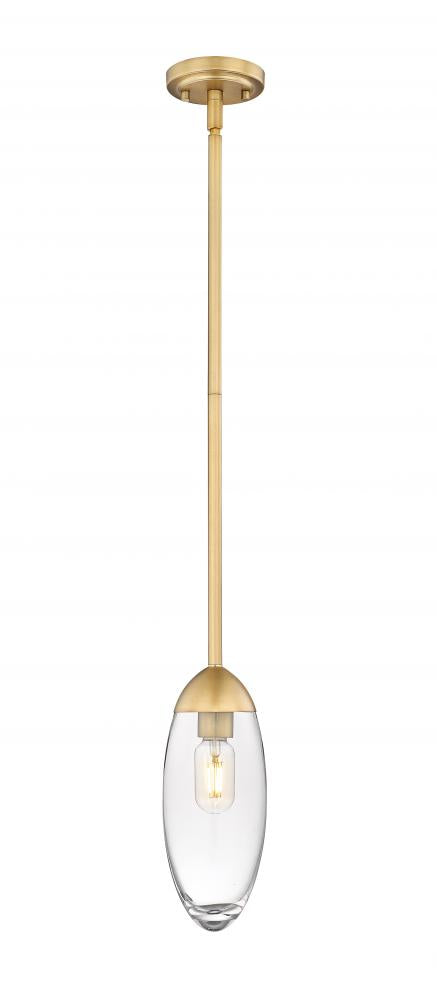 Z-Lite Lighting 651P-ROD-RB Pendant Contemporary - Brass