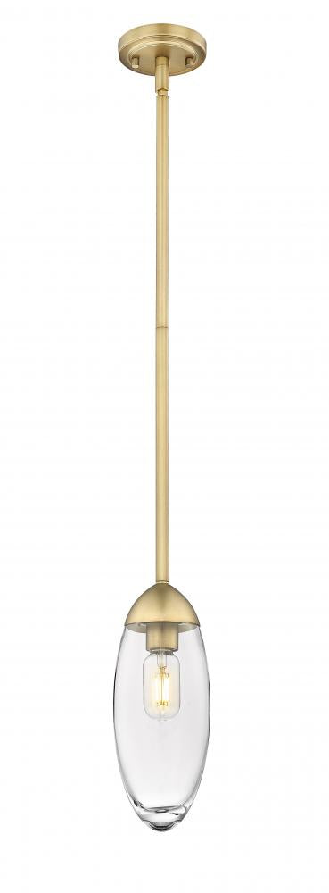 Z-Lite Lighting 651P-ROD-RB Pendant Contemporary - Brass