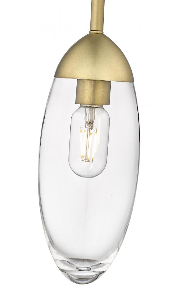 Z-Lite Lighting 651P-ROD-RB Pendant Contemporary - Brass