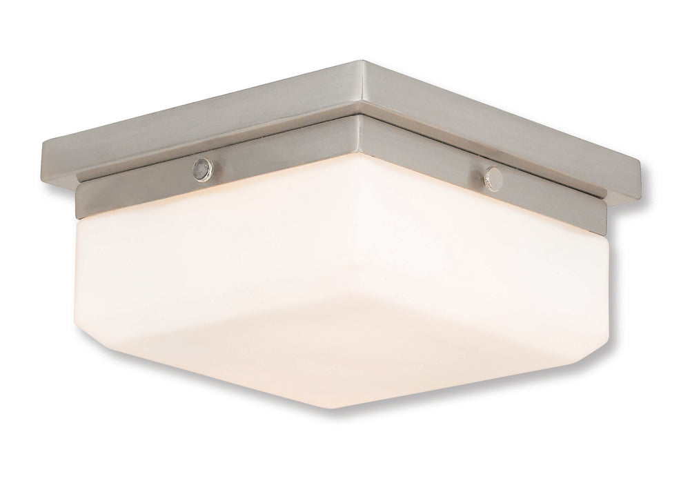 Livex Lighting ALLURE 65536-91 Flush Mount Contemporary - Nickel