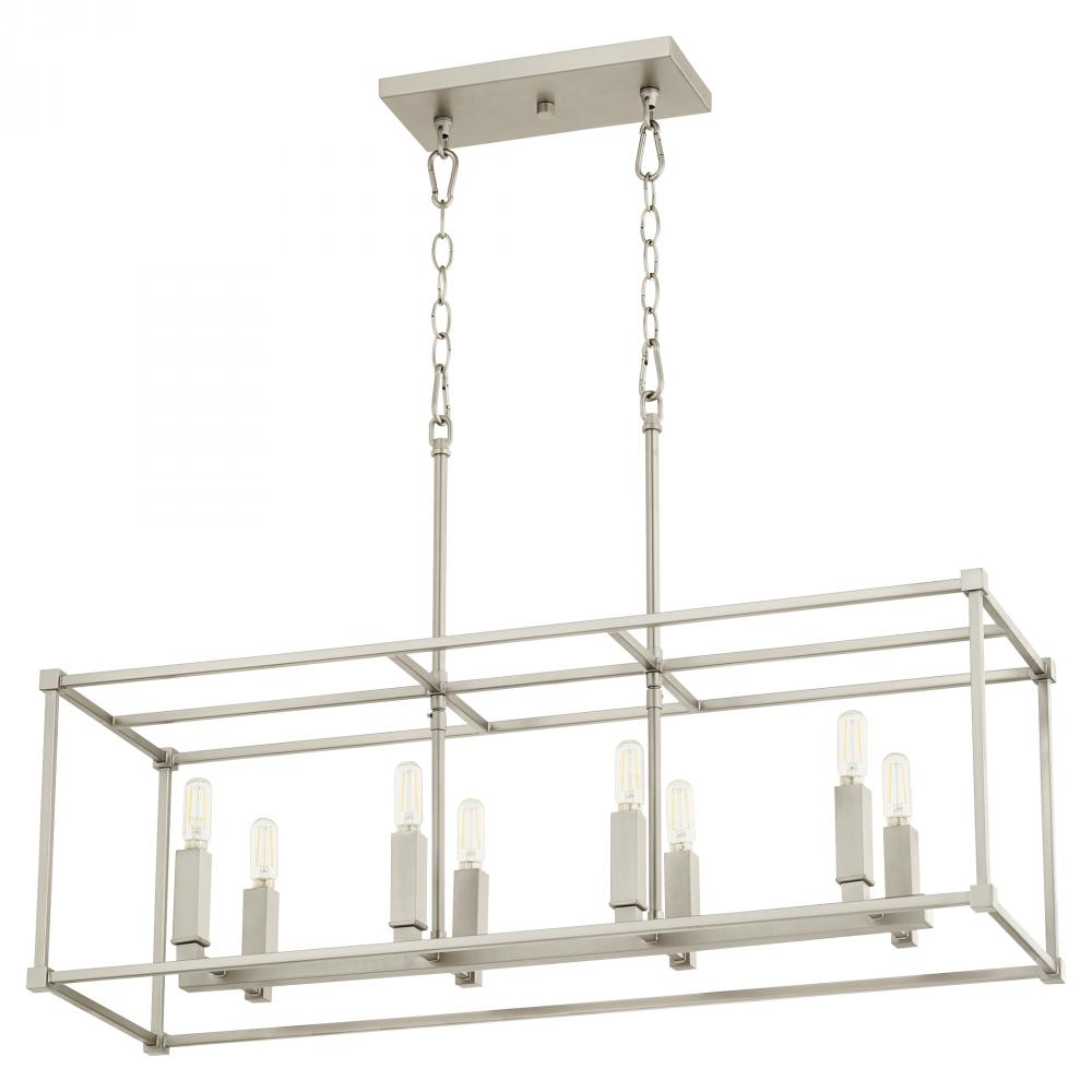 Quorum Lighting OLYMPUS 656-8-65 Pendant Traditional - Satin Nickel