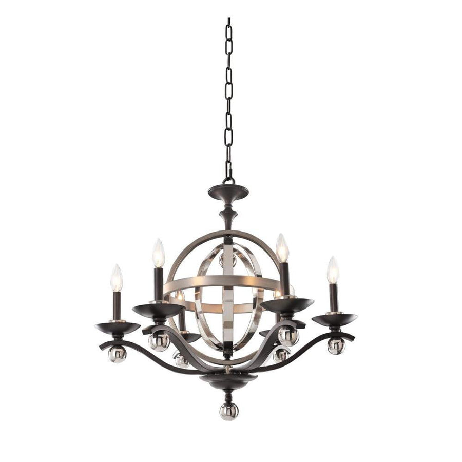 Rothwell 29 Inch Wall Sconce – Polished Satin Nickel – 6597PSN