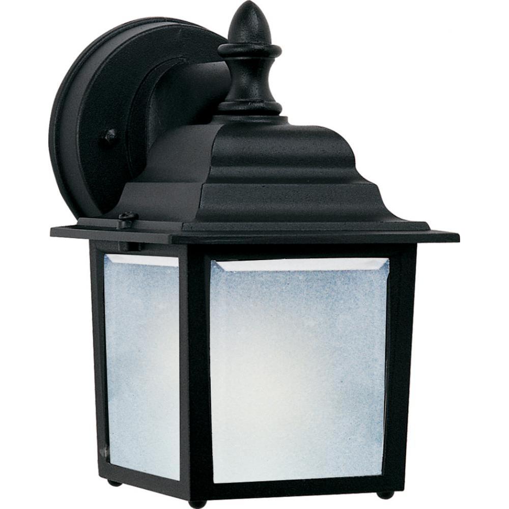 Maxim Lighting 66924BK Builder Cast LED E26 5.5 Inch Outdoor Wall Lantern – Black