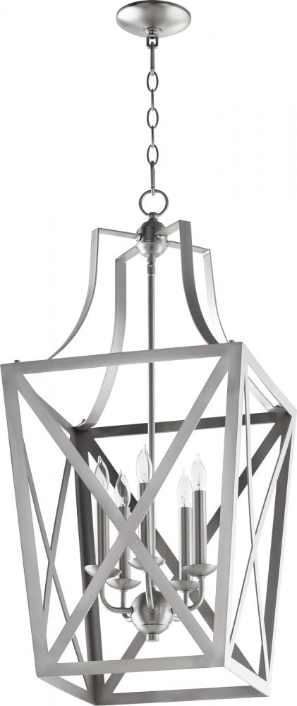 Quorum Lighting 6736-5-65 Foyer Transitional - Satin Nickel