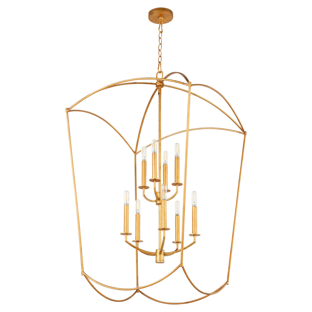 Quorum Lighting MANTLE 6812-9-74 Pendant - Gold Leaf