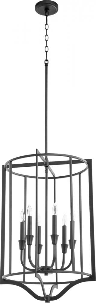 Quorum Lighting MARQUEE 6814-6-69 Pendant Traditional - Textured Black