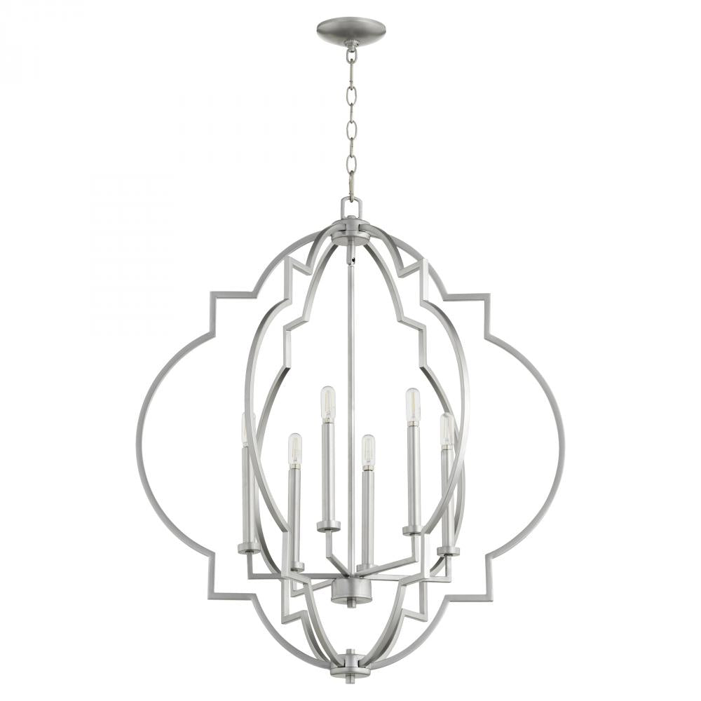 Quorum Lighting DUBLIN 6842-6-64 Pendant Transitional - Classic Nickel