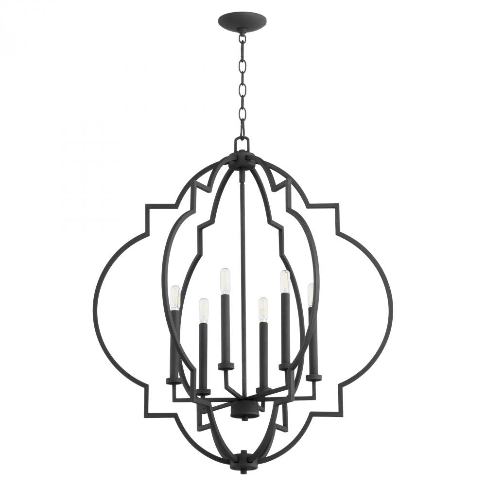 Quorum Lighting DUBLIN 6842-6-69 Pendant Transitional - Textured Black