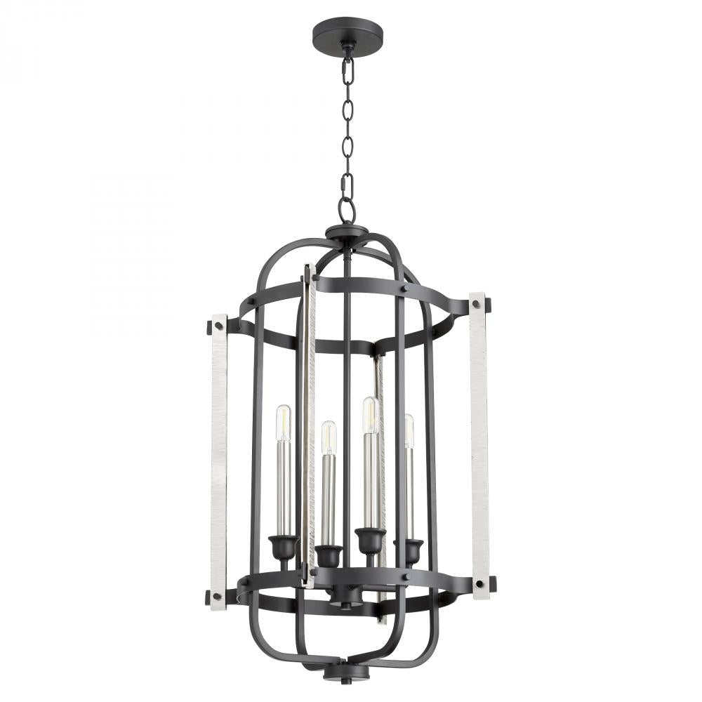 Quorum Lighting 6864-4-69 Foyer Traditional - Textured Black