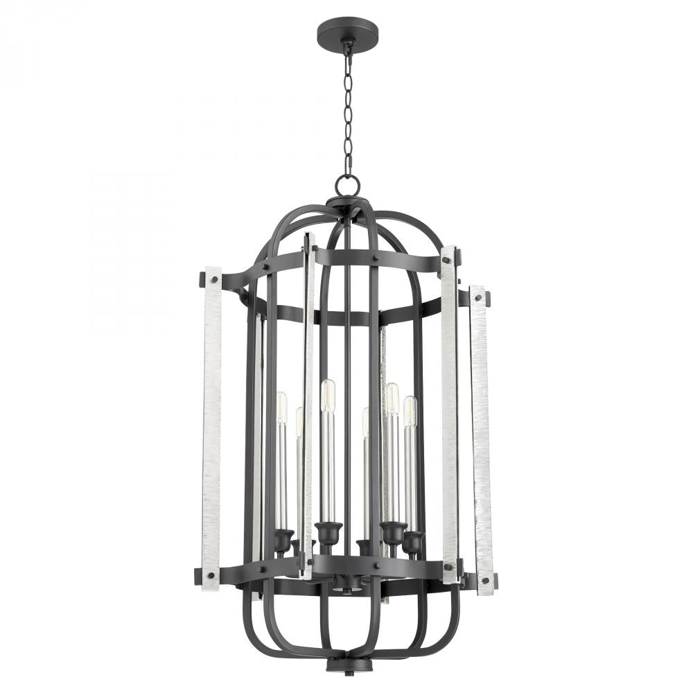 Quorum Lighting 6864-6-69 Foyer Traditional - Textured Black