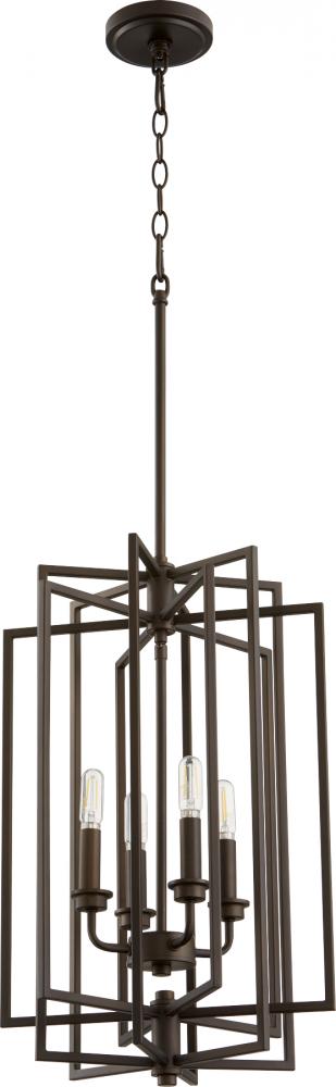 Quorum Lighting HAMMOND 688-4-86 Foyer Transitional - Oiled Bronze