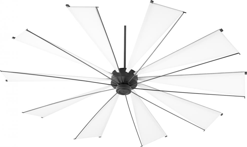 Quorum Lighting MYKONOS 69210-69 Fan Contemporary - Textured Black