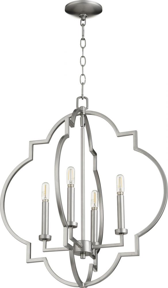 Quorum Lighting DUBLIN 6942-4-64 Pendant Traditional - Classic Nickel