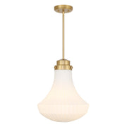 Bartlet 1-Light Pendant in Warm Brass