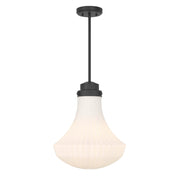 Bartlet 1-Light Pendant in Matte Black