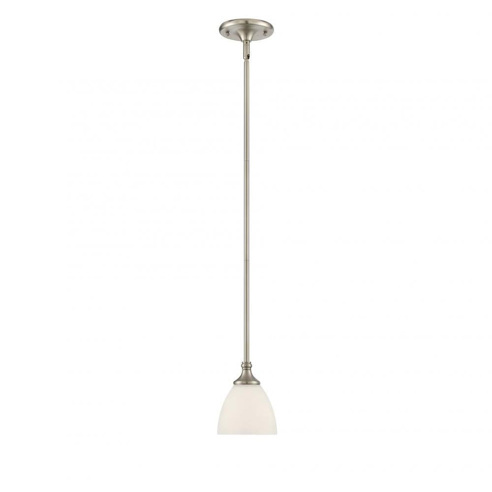 Herndon 1-Light Mini-Pendant in Satin Nickel