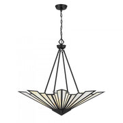 Rivage 4-Light Pendant in Matte Black