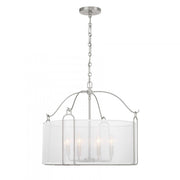 Ashlay 4-Light Pendant in Satin Nickel