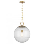 Cabot 1-Light Pendant in Warm Brass