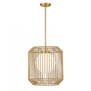 Pastis 1-Light Pendant in Warm Brass