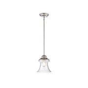Vintage 1-Light Mini-Pendant in Polished Nickel