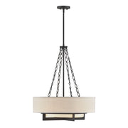 Brentwood 4-Light Pendant in Matte Black