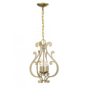Lombard 3-Light Pendant in Noble Brass