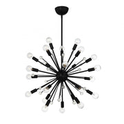 Galea 24-Light Chandelier in 
Matte Black