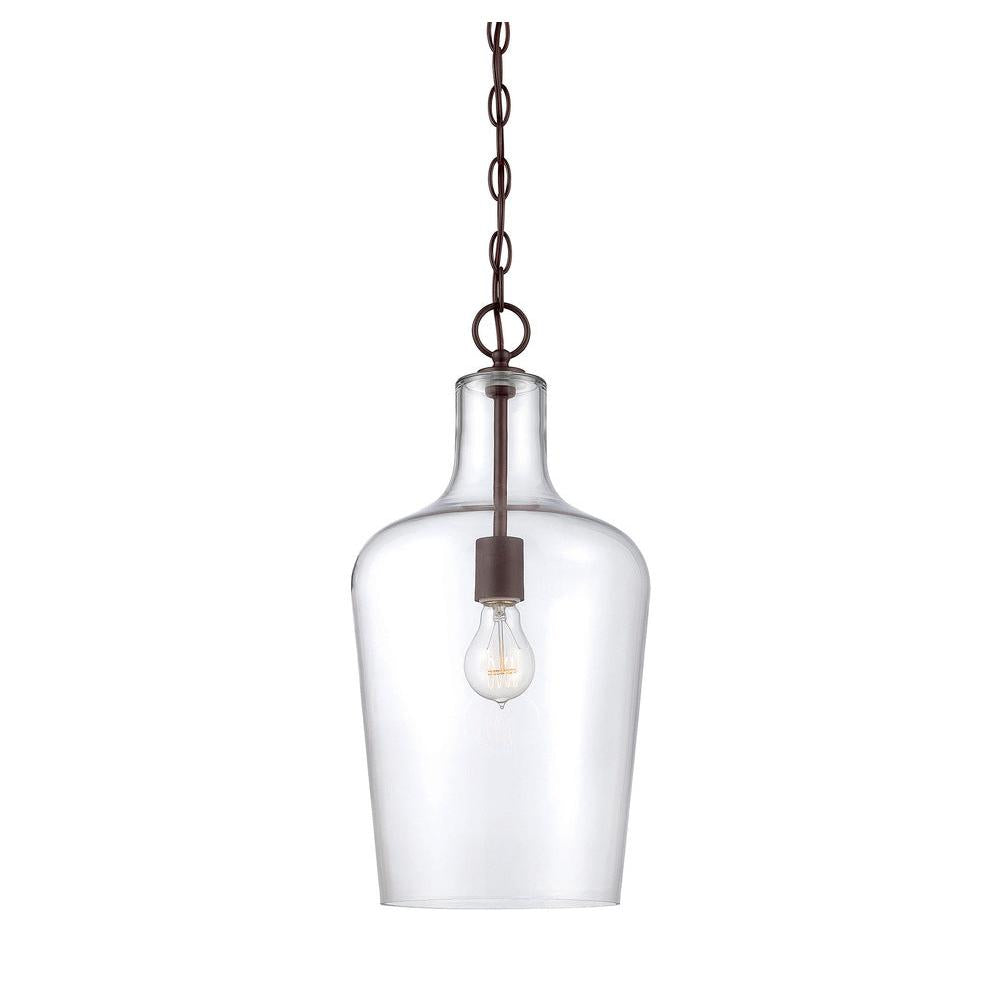 Franklin 1-Light Pendant in English Bronze