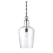 Franklin 1-Light Pendant in English Bronze