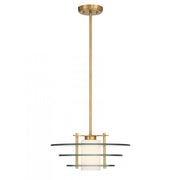 Newell 1-Light Pendant in Warm Brass