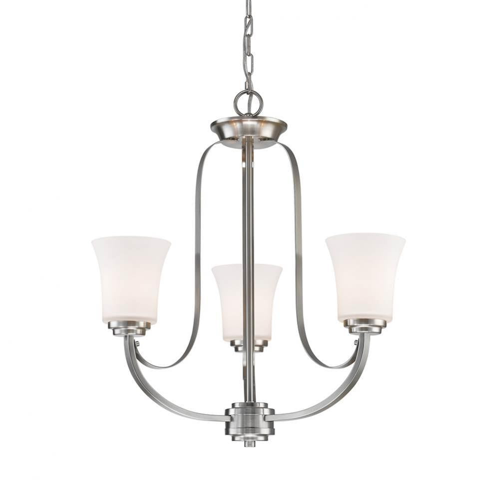 Z-Lite Lighting NICKEL TONES 7000-3BN Chandelier - Nickel