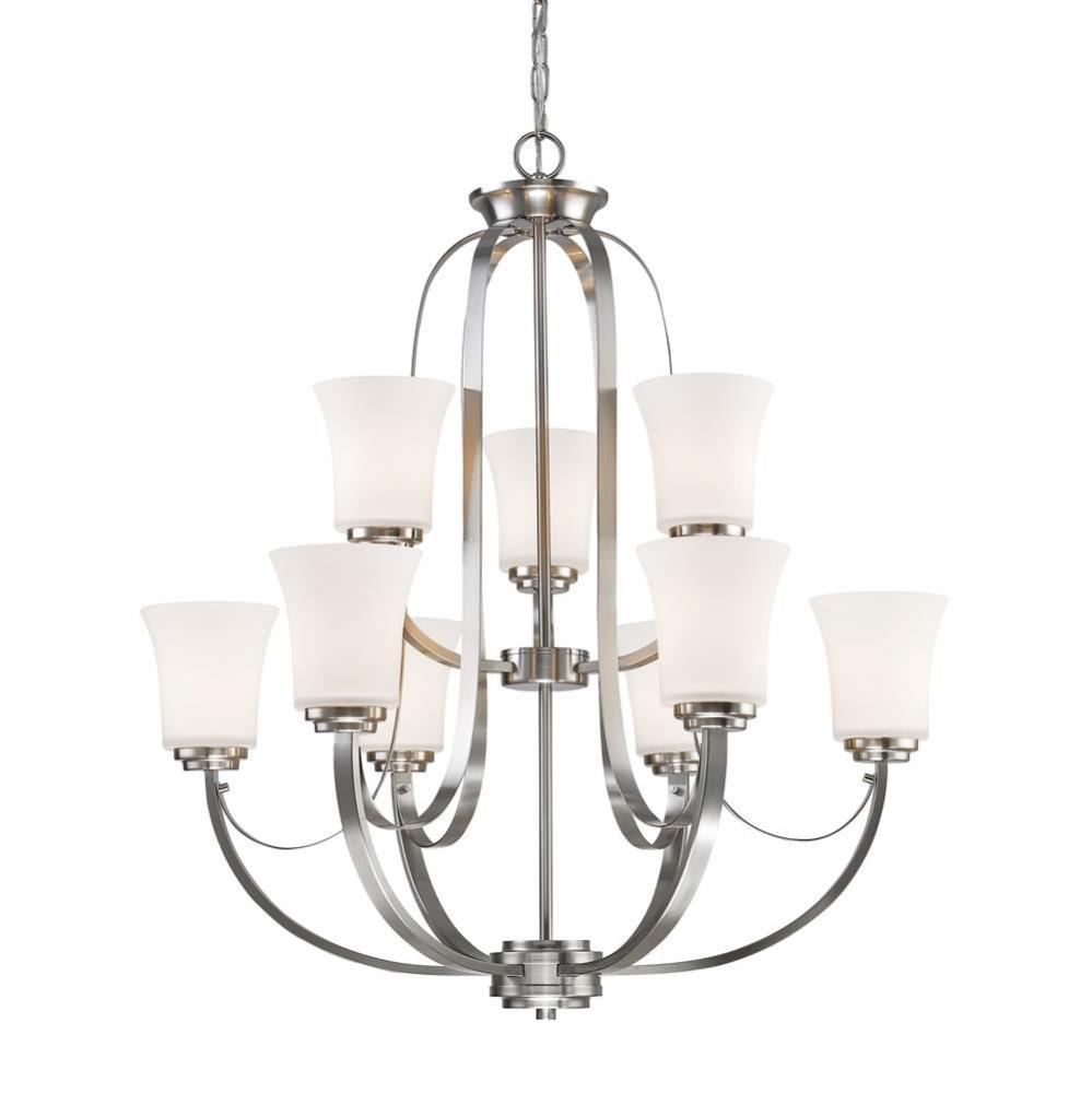 Z-Lite Lighting NICKEL TONES 7000-9BN Chandelier - Nickel