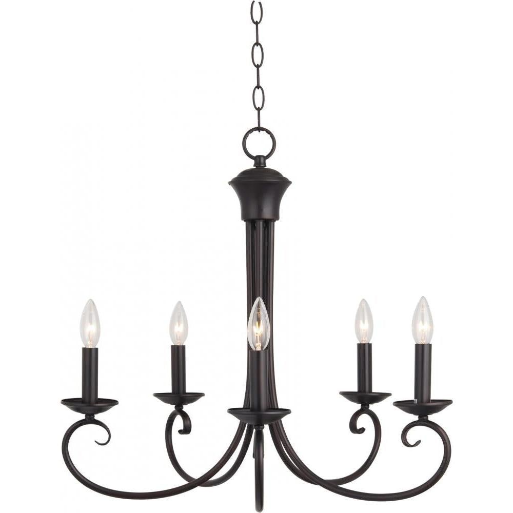 Loft 25 Inch Semi Flush Mount Light – Oil Rubbed Bronze