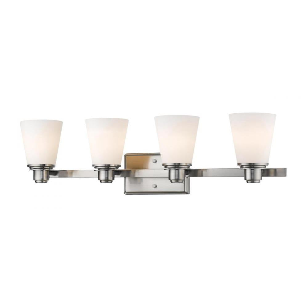 4 Light Vanity-Matte Opal