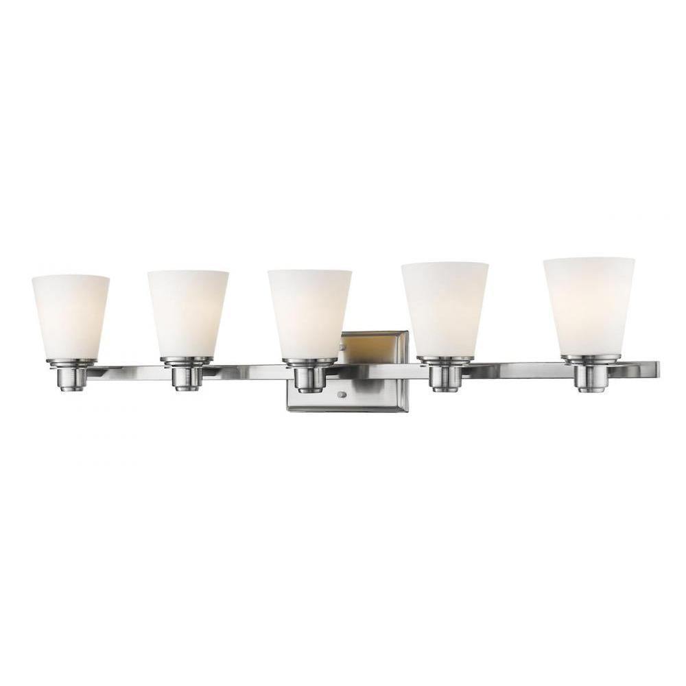 5 Light Vanity-Matte Opal