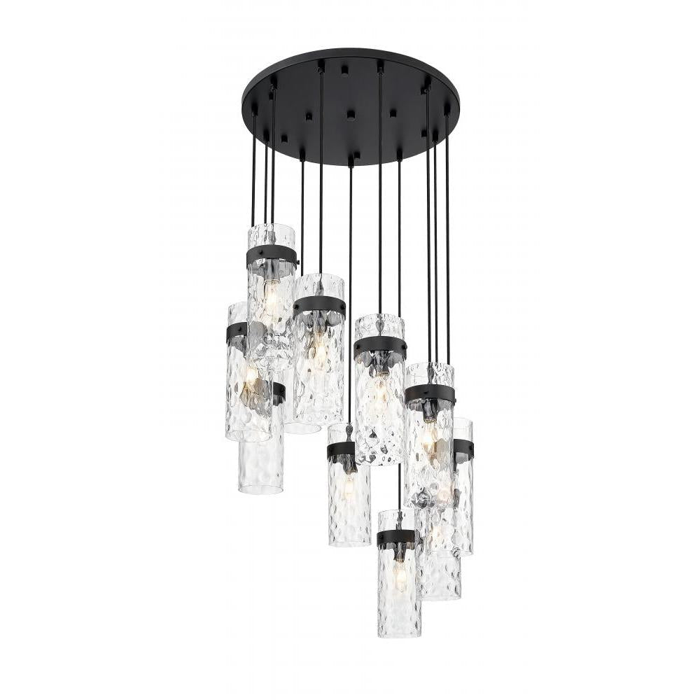 11 Light Chandelier-Clear Waterglass