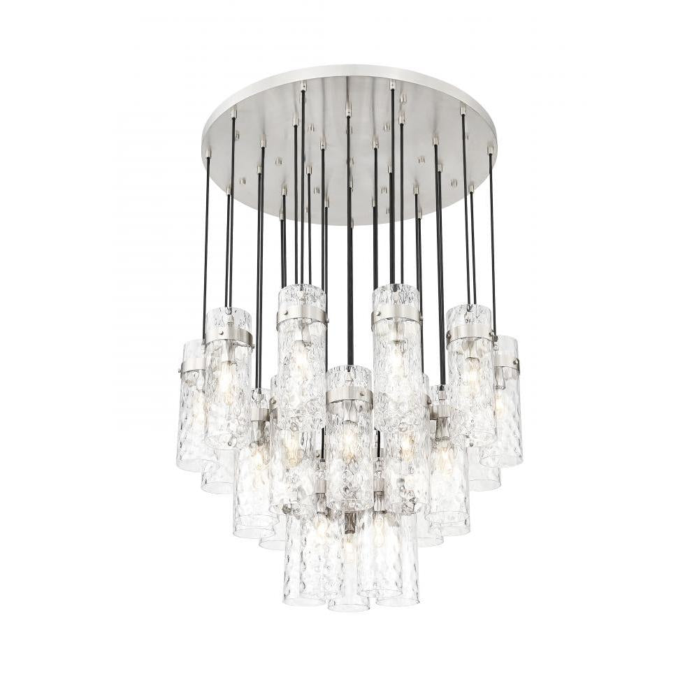 27 Light Chandelier-Clear Waterglass