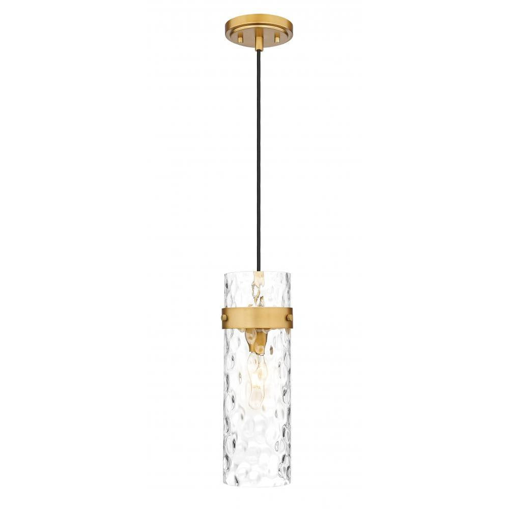 1 Light Pendant-Clear Waterglass